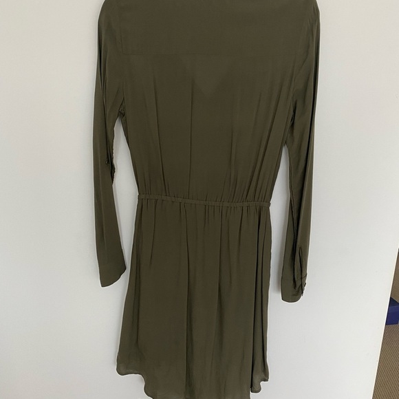 Splendid olive green faux wrap dress - Picture 5 of 9